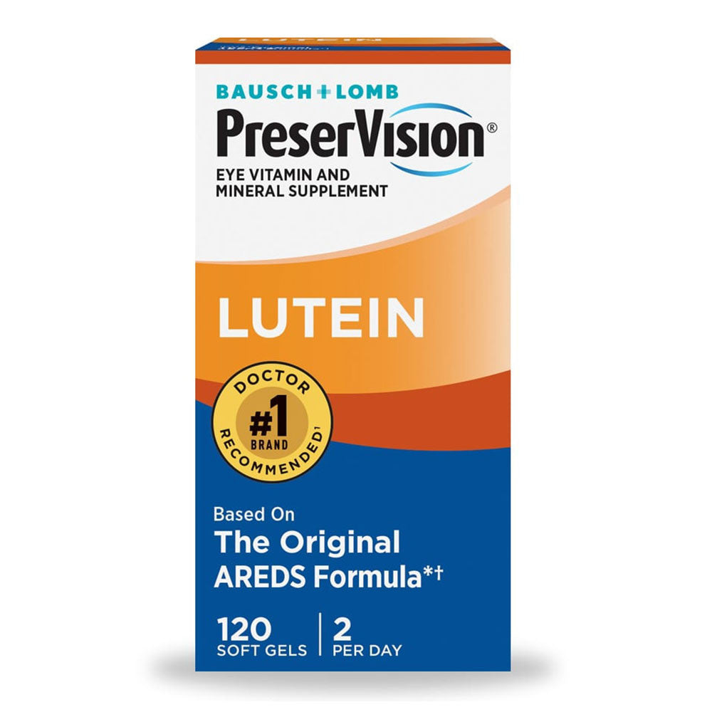 Preservision Soft Gels Lutein Eye Vitamin And Mineral Supplement, 120 Ea